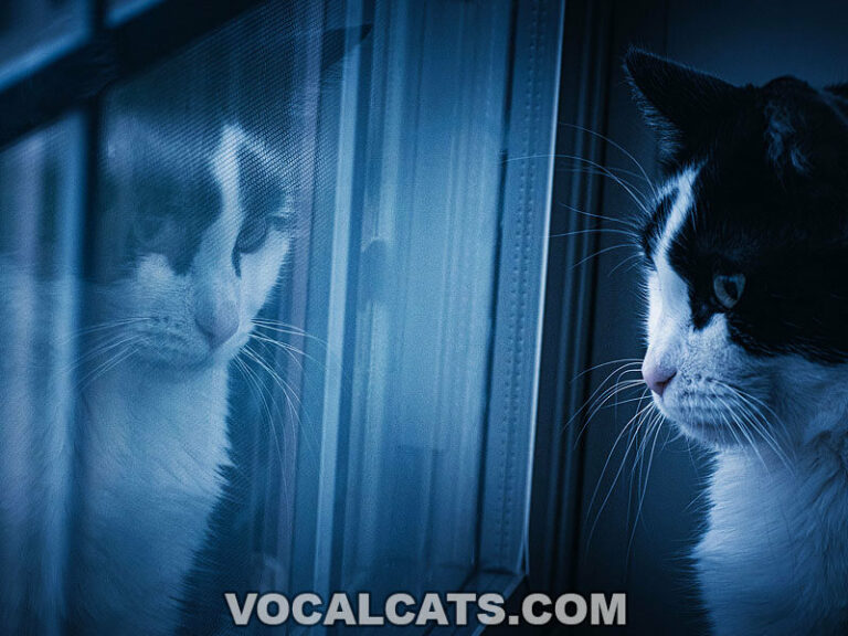 Why Does My Cat Look Out The Window At Night? Vocal Cats